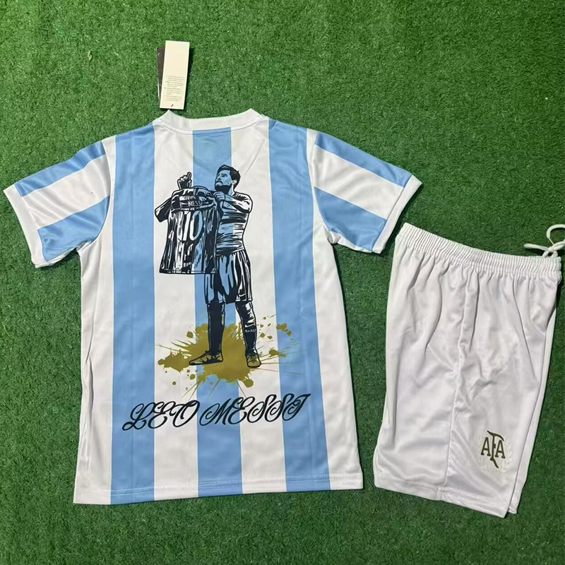 25-26 Argentina Special Edition Kids Soccer Jersey