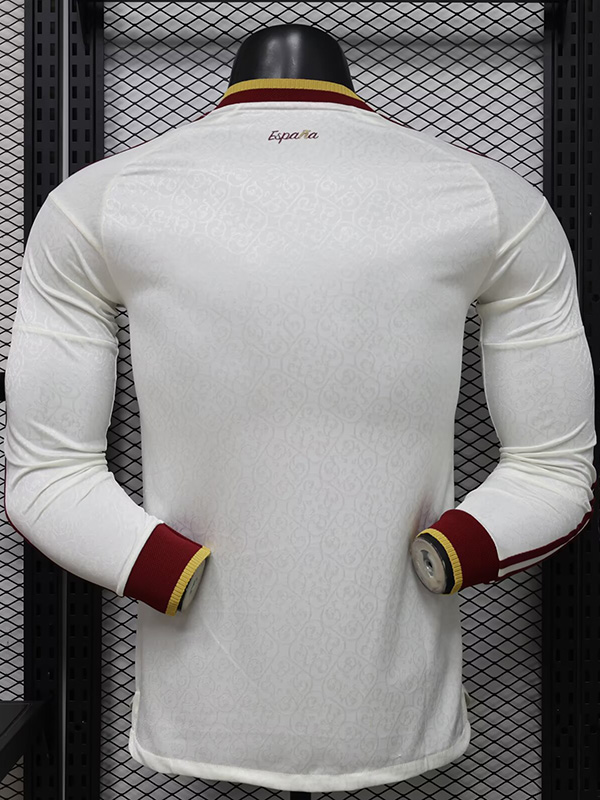 26-27 Spain Away Long Sleeve Player Version Soccer Jersey (长袖球员)