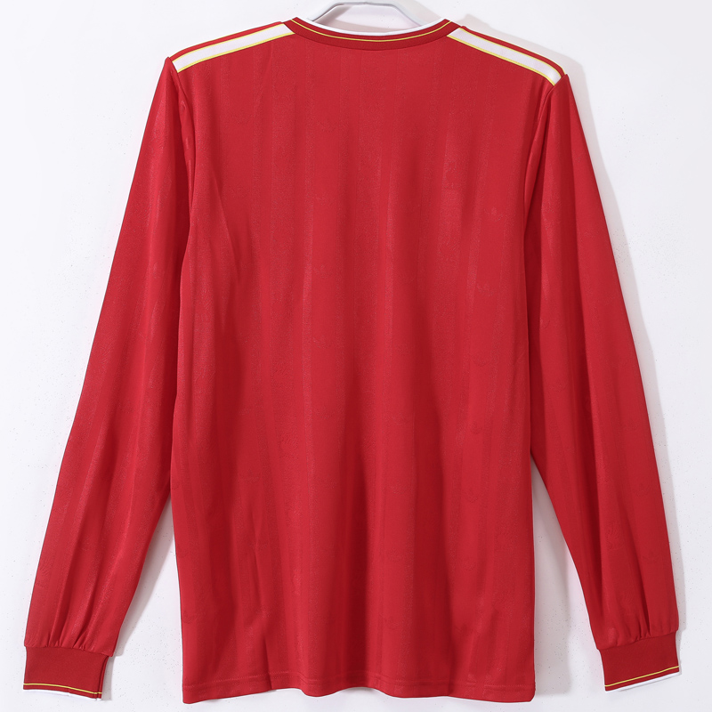 1986-1987 LIV Home Long Sleeve Retro Soccer Jersey (长袖)