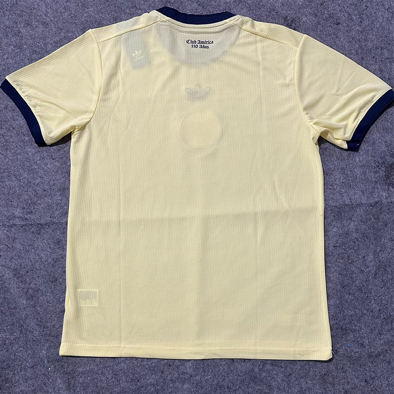 26-27 Club America 110th Anniversary Yellow Training shirts
