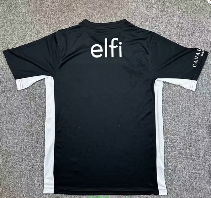 25-26 Alkmaar FC Black Fans Soccer Jersey