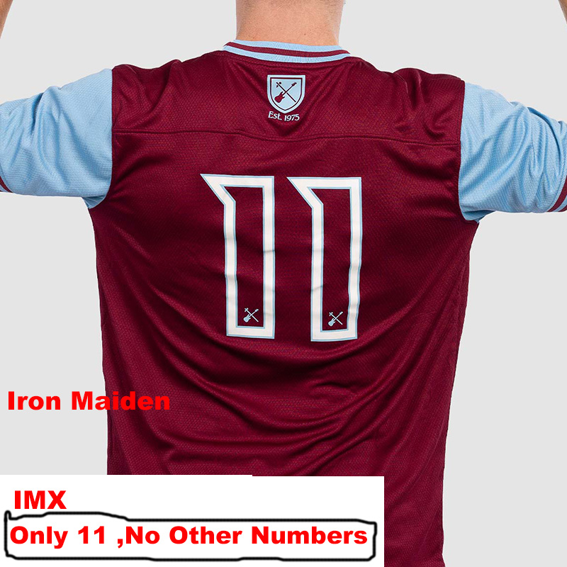 25-26 West Ham Iron Maiden 50th Anniversary Fans Soccer Jersey