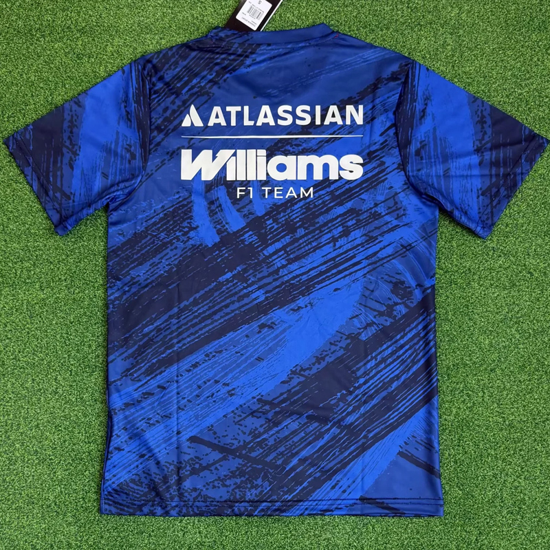 2026 Williams Blue T-Shirts Racing Suit (Football Jersey Size)(圆领)