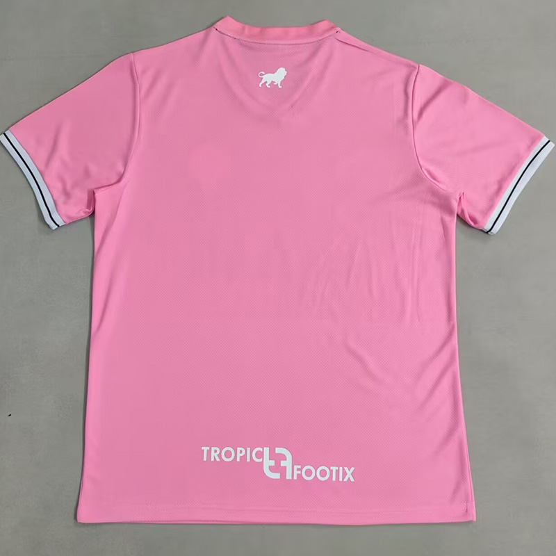 25-26 Morocco Pink Training shirts (白袖边)