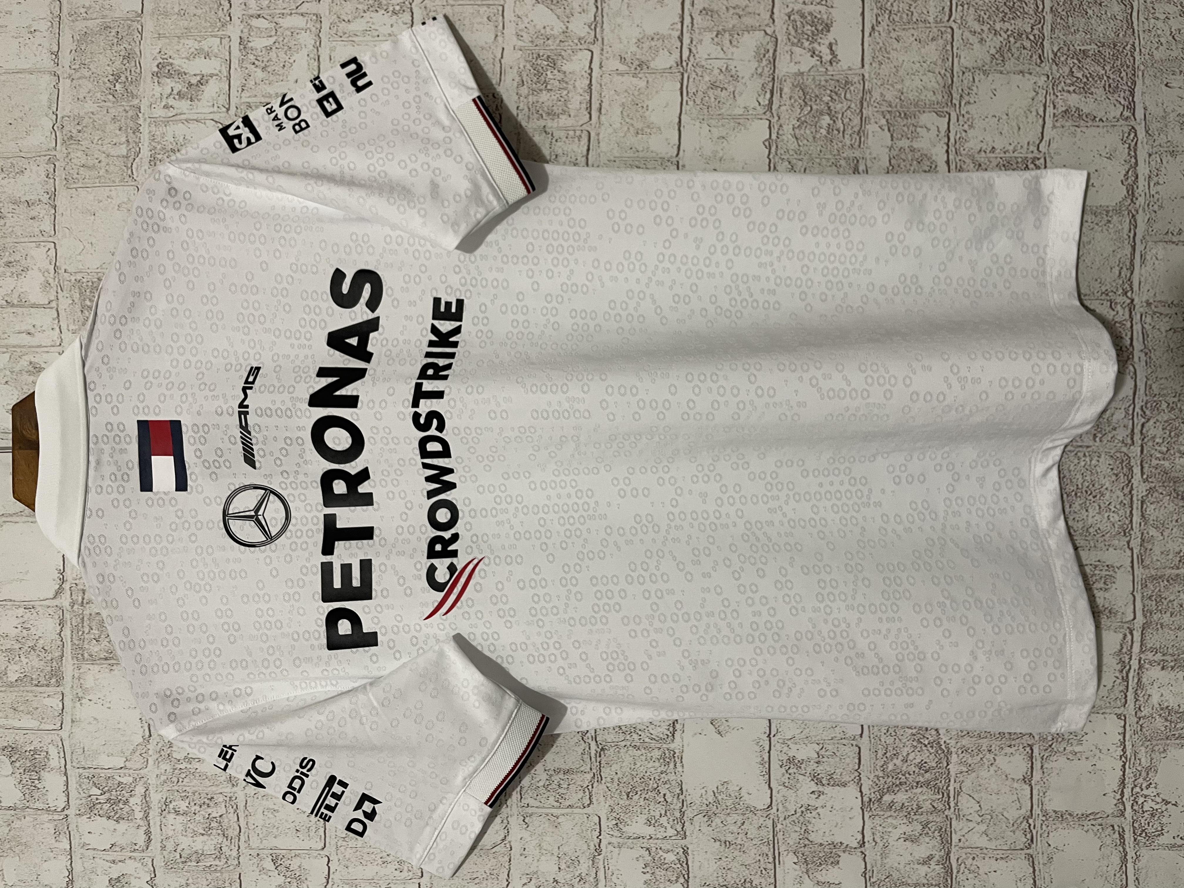 2024 F1 Mercedes white Racing Suit