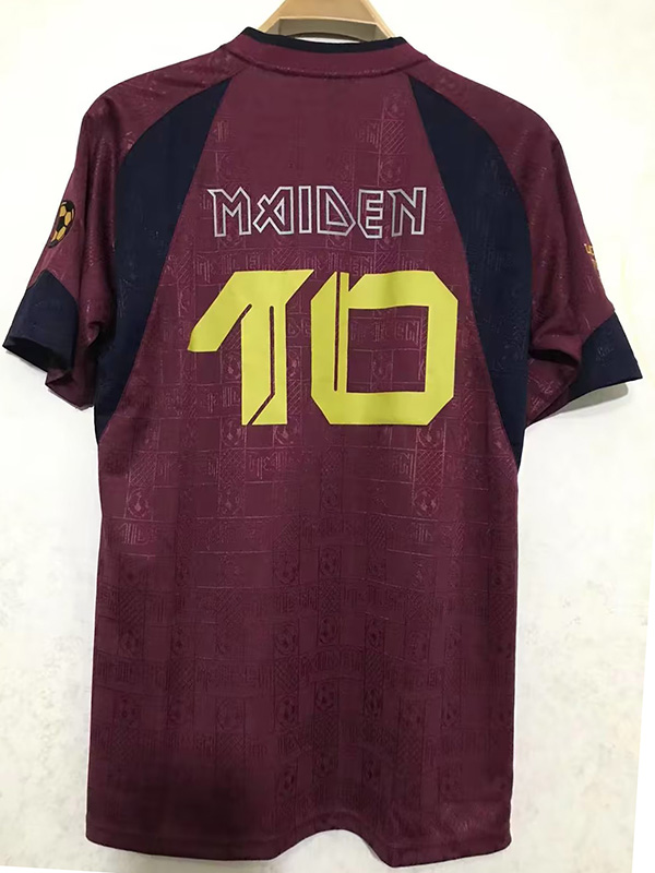 2010 West Ham Iron Maiden #10 Away Retro Soccer...