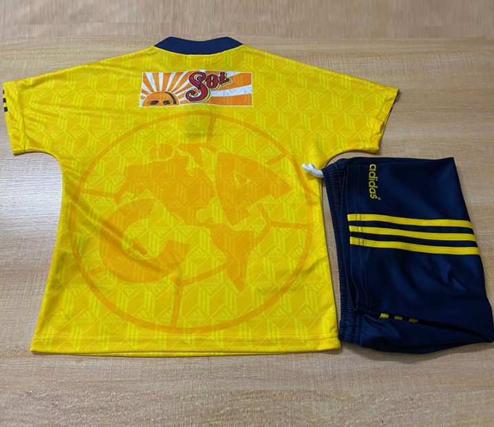 1998-1999 Club America Home Kids Retro Soccer Jersey