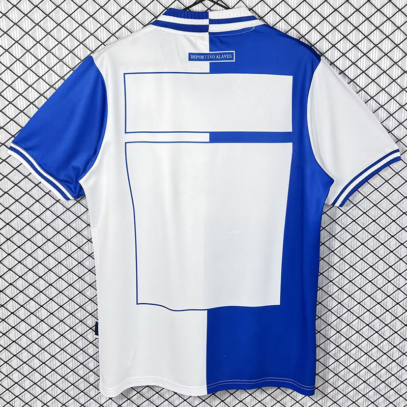 2000-2001 Alaves Home Retro Soccer Jersey
