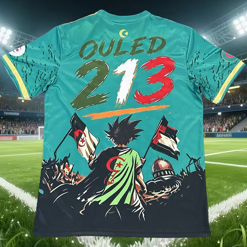 26-27 Algeria #213 Green Special Edition Training shirts