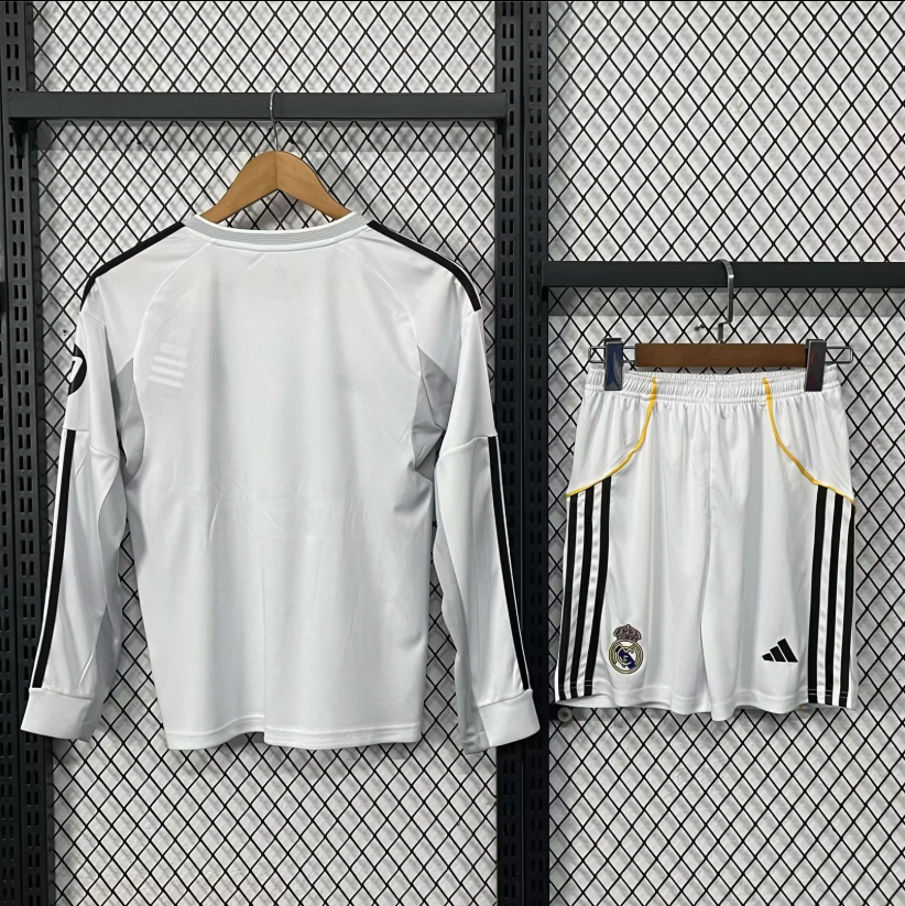 25-26 RMA home Kids long sleeves Soccer Jersey (长袖)