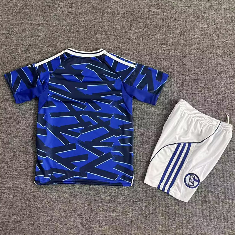 25-26 Schalke 04 Home Kids Soccer Jersey