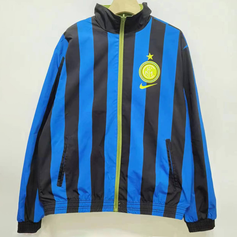 2024 INT Green & Blue Double Sided Windbreaker (双面风衣)