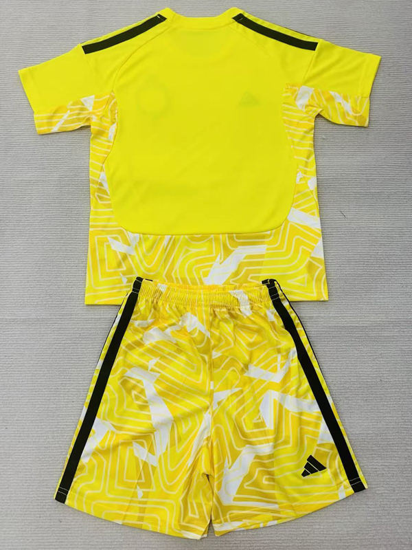 26-27 Celtic Yellow Goalkeeper Kids Soccer Jersey