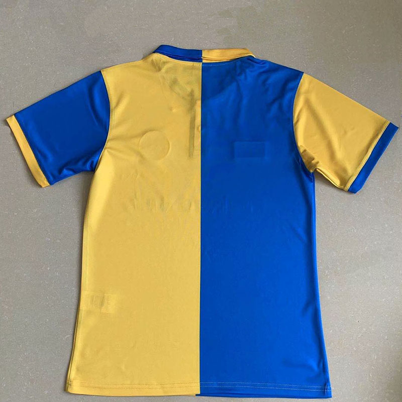 1997-1998 Leeds United Away Retro yellow Soccer...