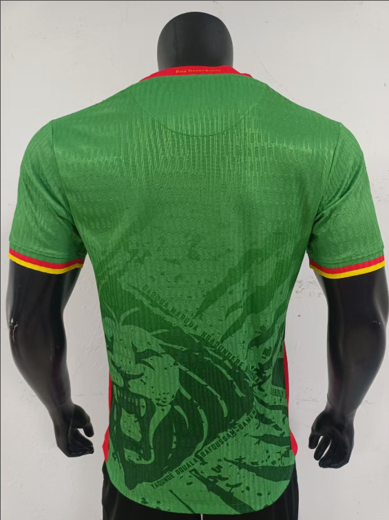 25-26 Cameroon Green Player Version Soccer Jersey