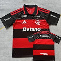 26-27 Flamengo Home Long Sleeve Player Version Soccer Jersey (长袖球员)