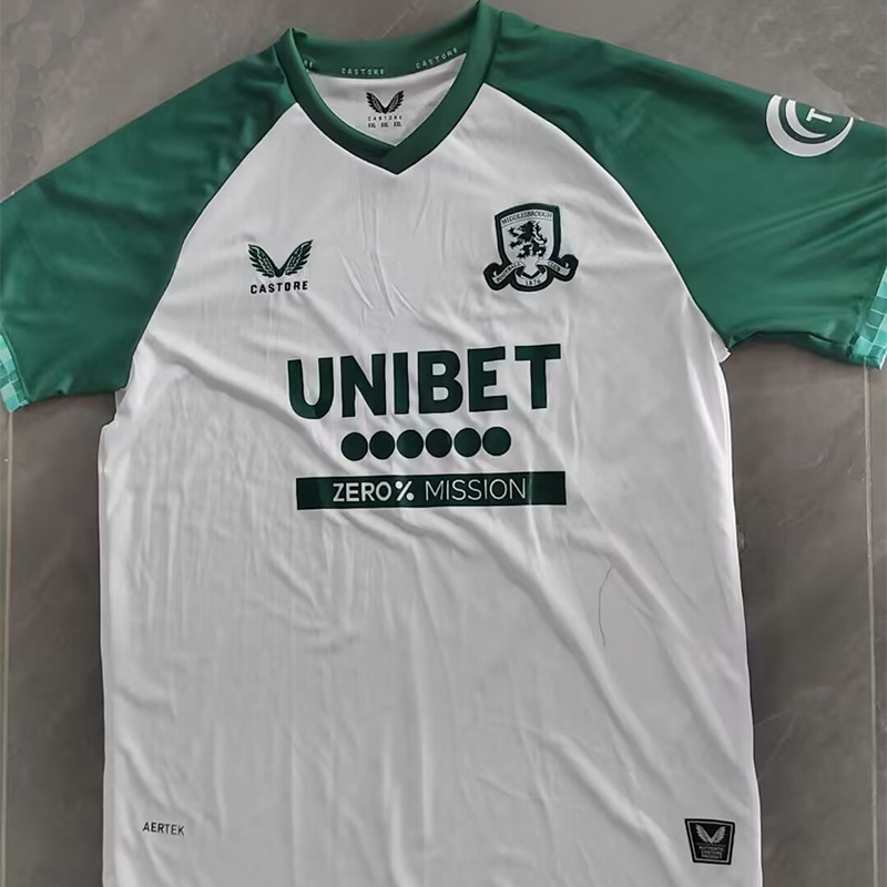 25-26 Middlesbrough Third Fans Soccer Jersey