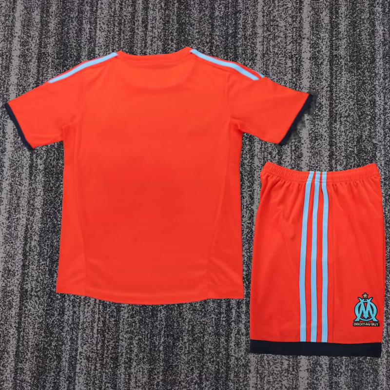 2011-2012 Marseille Away Kids Retro Soccer Jersey
