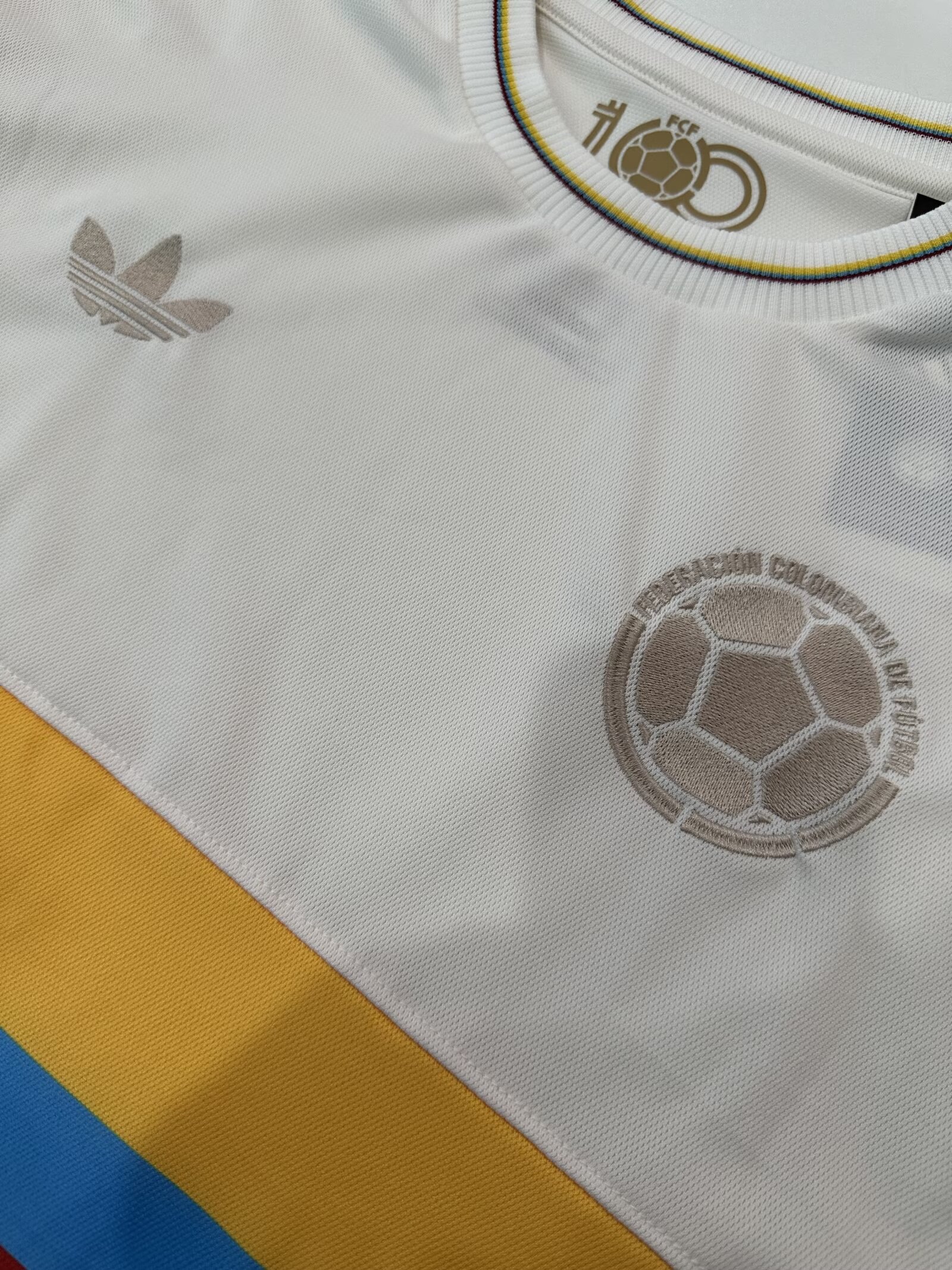 2024 Colombia 100th Anniversary Commemorative Edition Fans Soccer Jersey