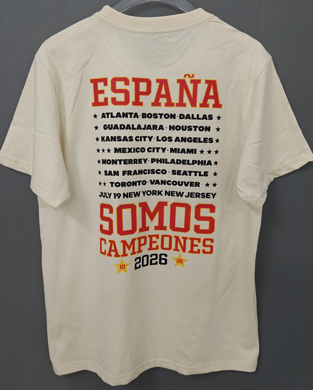 2026 Spain Khaki Campeones High Quality T-Shirt (三叶标)