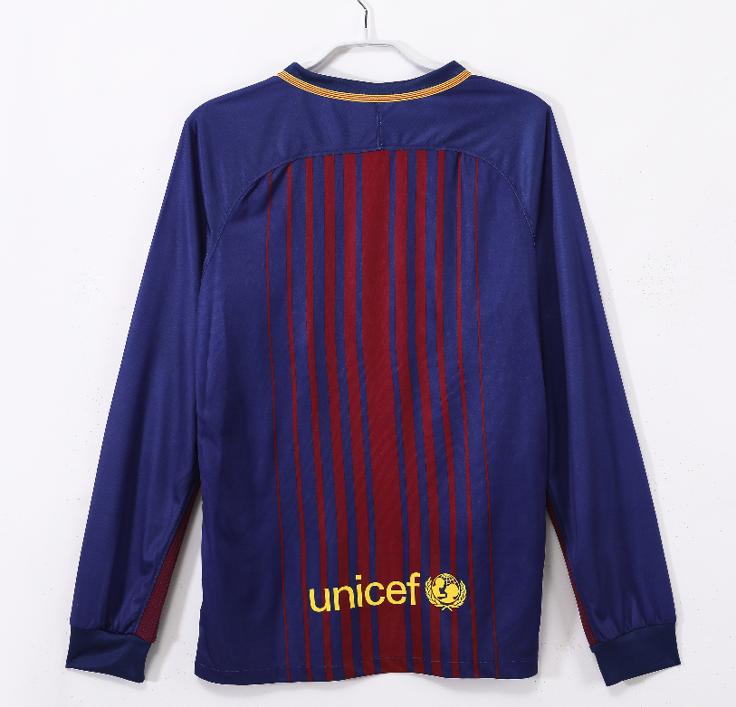 2017-2018 BAR Home Long Sleeve Retro Soccer Jersey (长袖)
