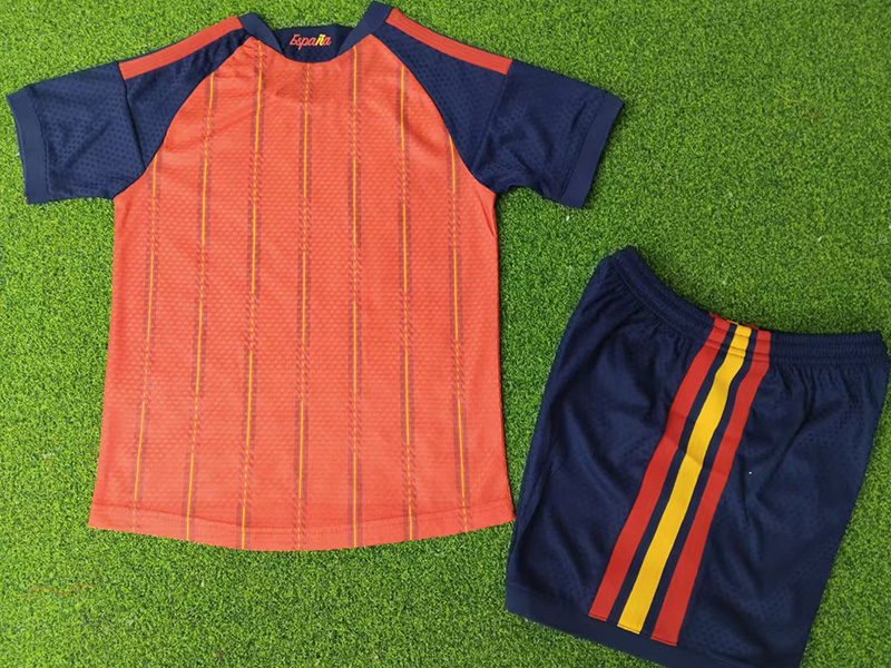 26-27 Spain Home Kids Player Version Soccer Jersey (球员童装)