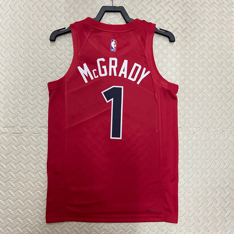 22-23 Raptors McGRADY #1 Red Top Quality Hot Pr...