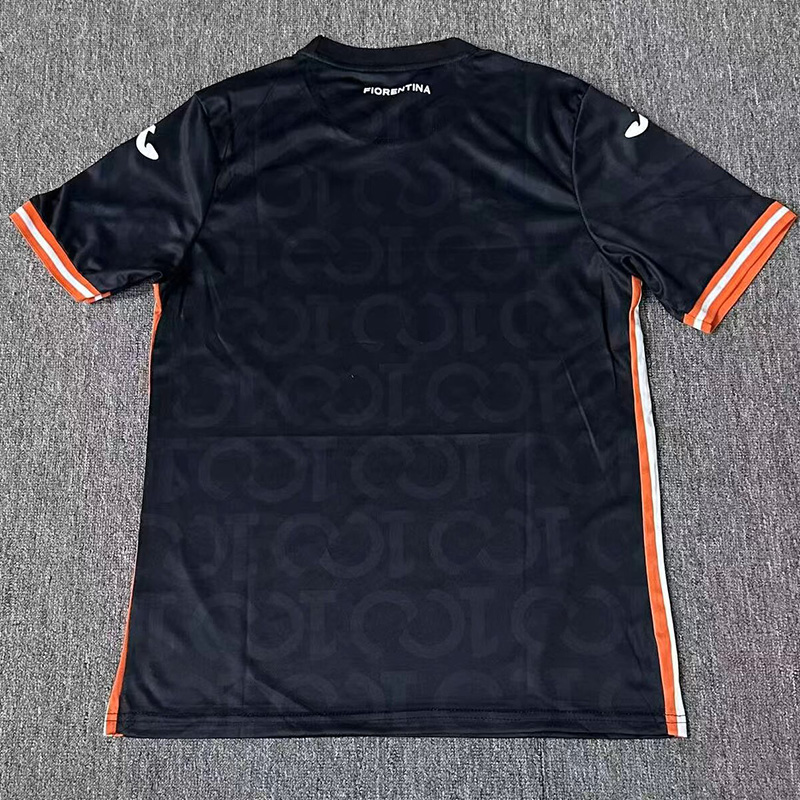 26-27 Fiorentina 100th Anniversary Black Fans Soccer Jersey