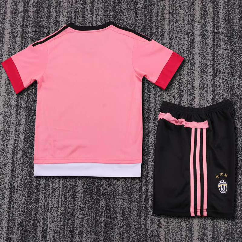 2015-2016 JUV Away Kids Retro Soccer Jersey
