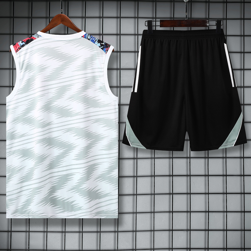 25-26 RMA White Tank top and shorts suit