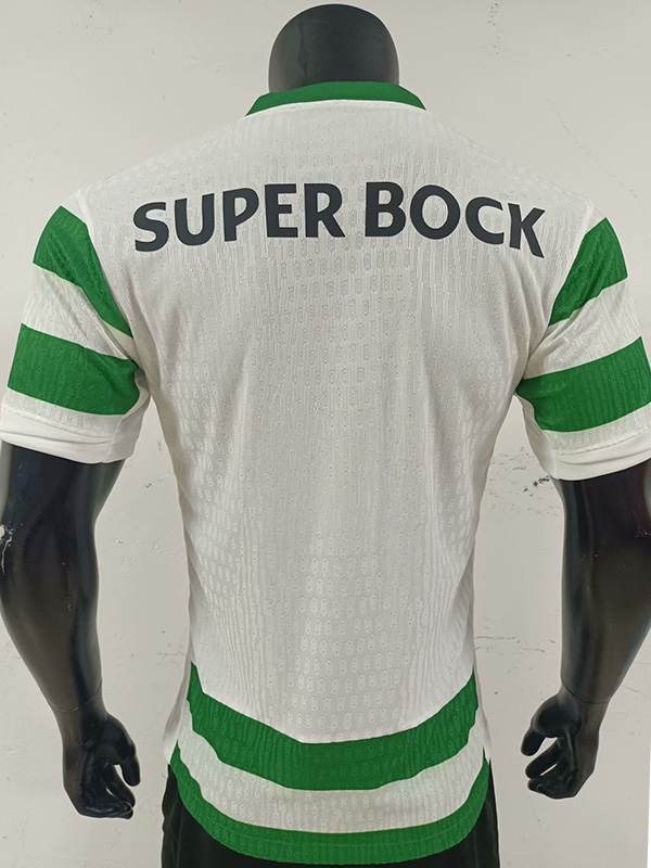 25-26 Sporting Lisbon Home Player Version Soccer Jersey