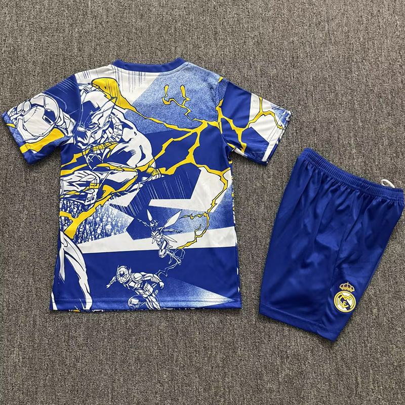 25-26 RMA Blue White Joint Edition Kids Training 蓝白(漫威)