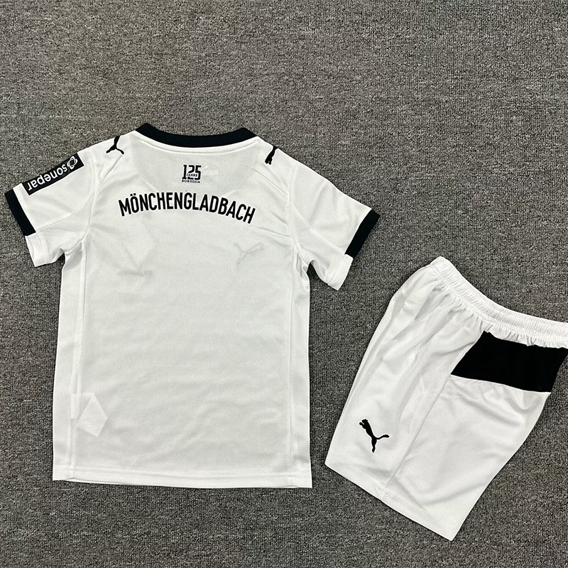25-26 Monchengladbach Home Kids Soccer Jersey