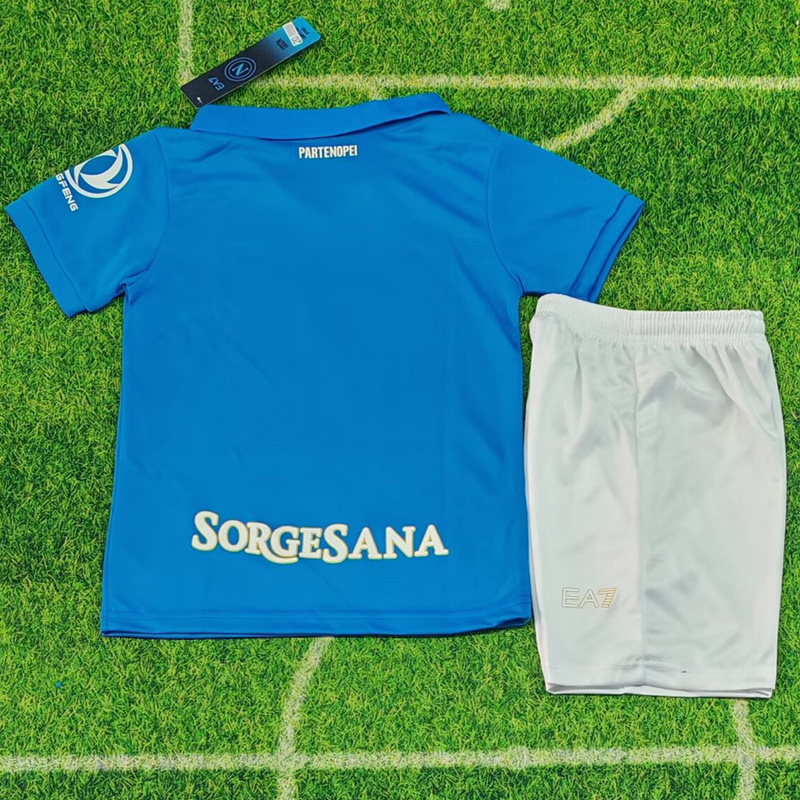 26-27 Napoli Home Kids Soccer Jersey