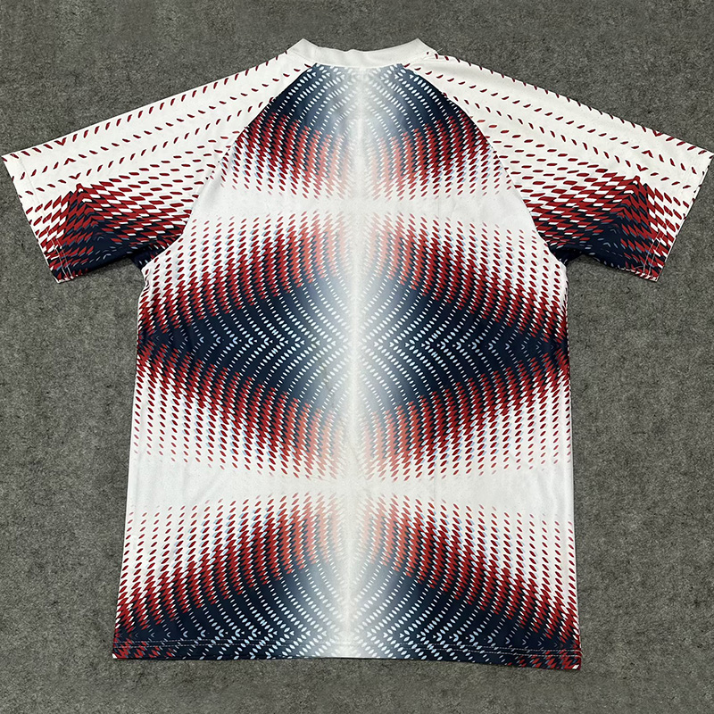 26-27 Toluca White Blue Red Training shirts