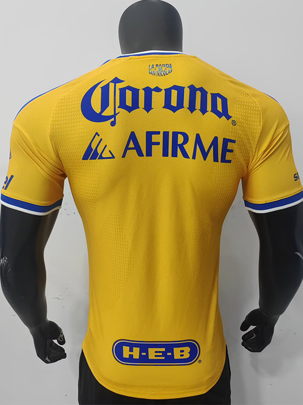 26-27 Tigres UANL Home Player Version Soccer Jersey
