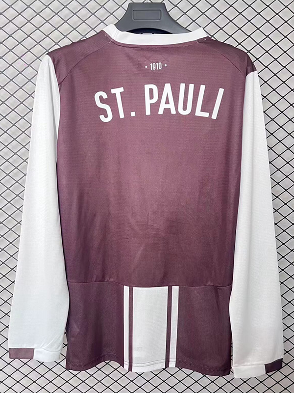 25-26 ST PAULI Special Edition Long Sleeve Soccer Jersey (长袖)