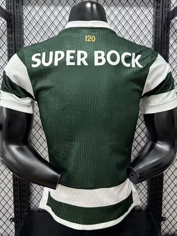 26-27 Sporting Lisbon Home Player Version Soccer Jersey
