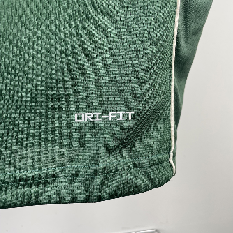 22-23 BUCKS LILLARD #0 Away Green Top Quality H...