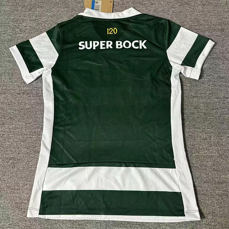 26-27 Sporting Lisbon Home Women Soccer Jersey (女)