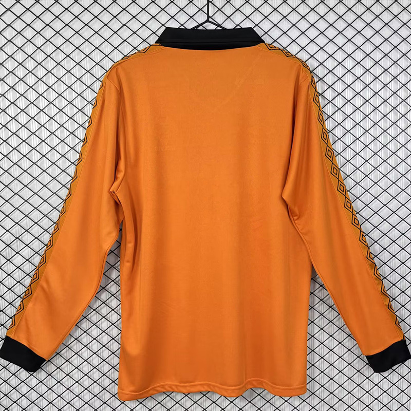 1980-1981 Wolves Home Long Sleeve Retro Soccer Jersey (长袖)