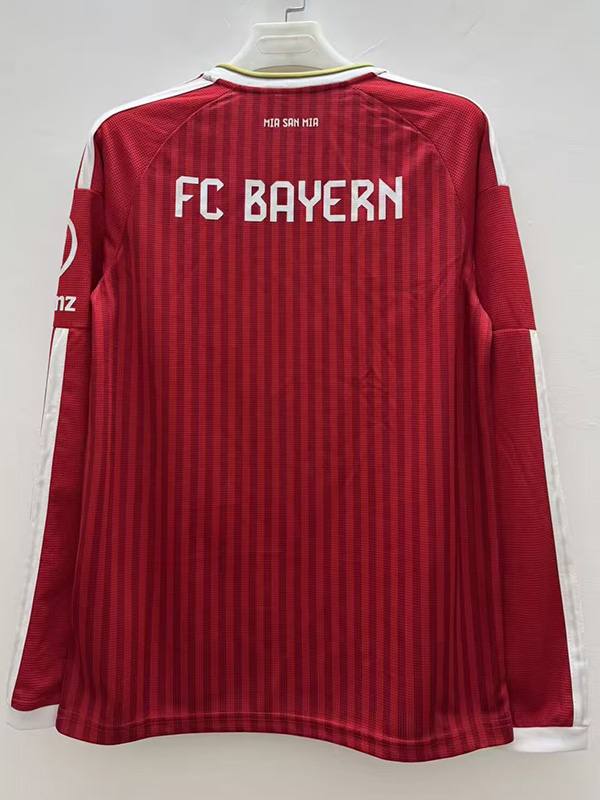 26-27 Bayern Home Long Sleeve Soccer Jersey (长袖)