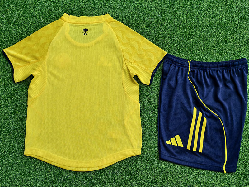 25-26 AL-Nassr Home Kids Player Version Soccer Jersey (球员童装)
