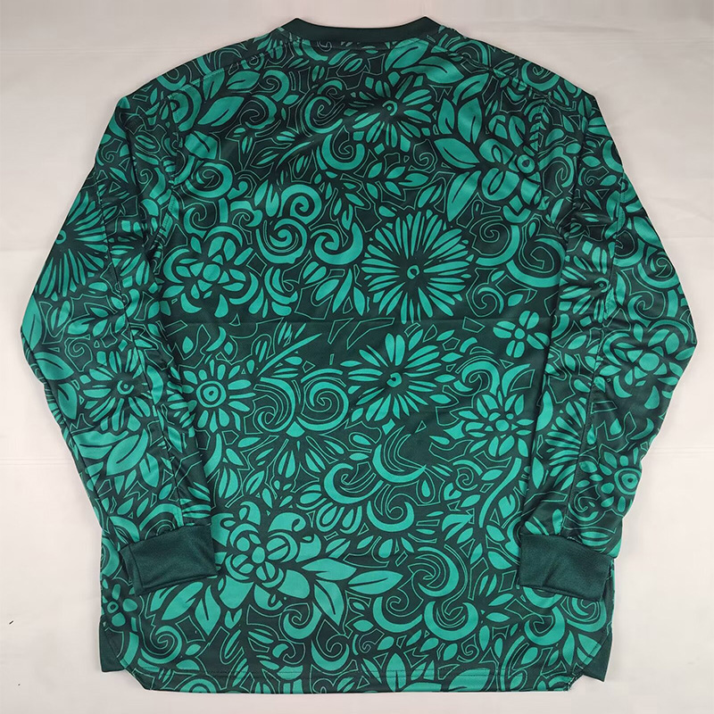 25-26 Palestina FC Green Long Sleeve Training shirts (阿拉伯文)(长袖)