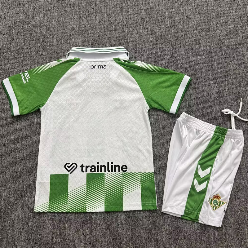 26-27 Real Betis Home Kids Soccer Jersey