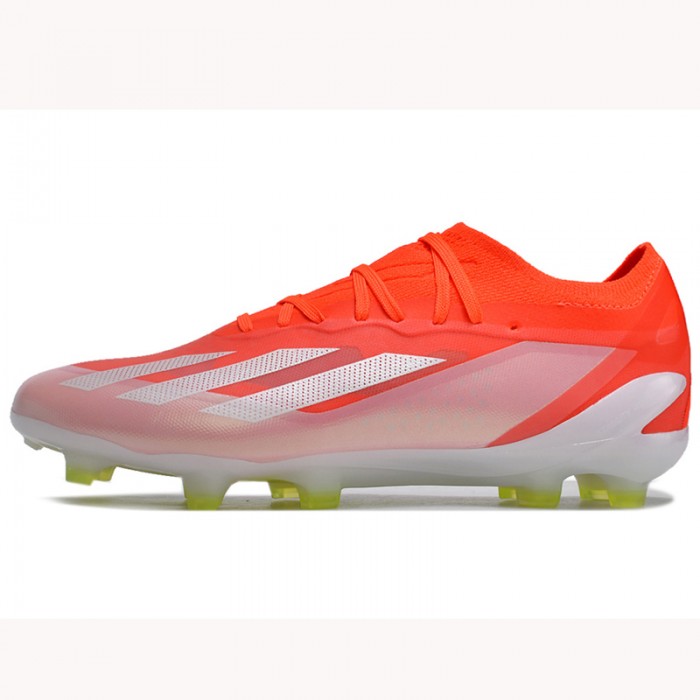 X 23crazyfast.1 FG Soccer Shoes-Red/White