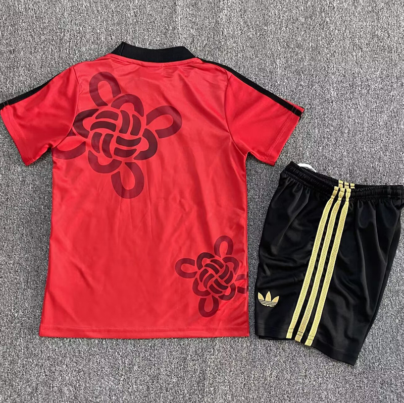 25-26 Man Utd Red Special Edition Kids Soccer Jersey