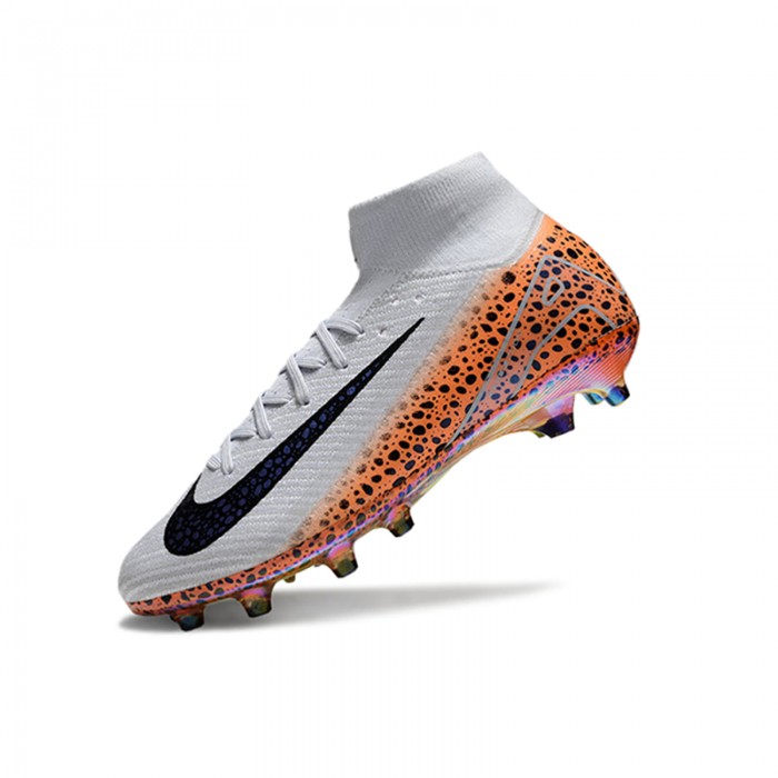 Air Zoom Mercurial Superfly 16 Elite XXV AG Soccer Shoes-Gray/Orange
