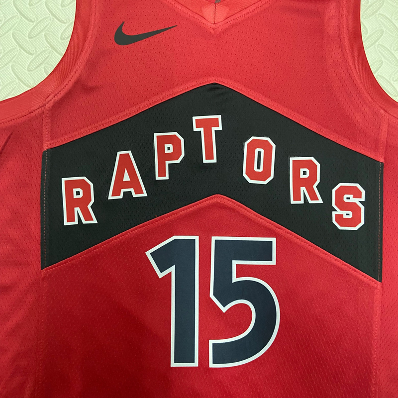 22-23 Raptors CARTER #15 Red Top Quality Hot Pr...