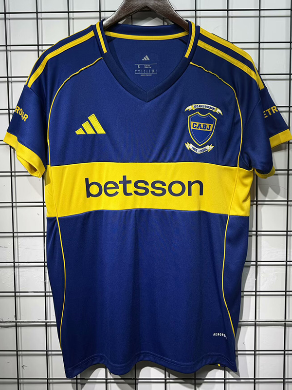 25-26 Boca Juniors Home 120th Anniversary Fans Soccer Jersey